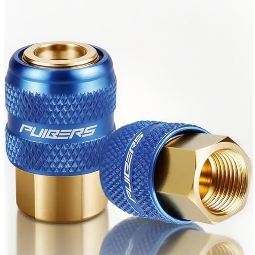 PUIBERS 2PCS Locking Air Chuck,1/4