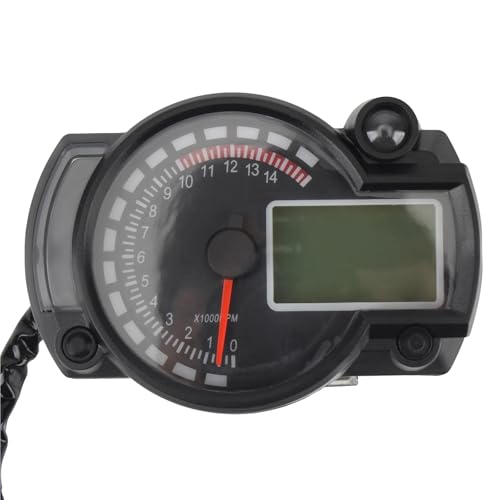 Jauge de tableau de bord moto LCD pour remplacer un compteur défectueux Honda 12V