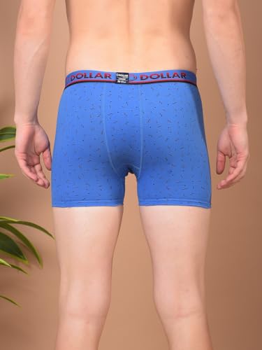 Image of Dollar Lehar Mens Combed Cotton Trunk - Pack of 2 - Actual Print May Vary
