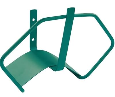 Cap vert - Support sellette mural métal époxy anti rouille rangement tuyau arrosage CAP Vert