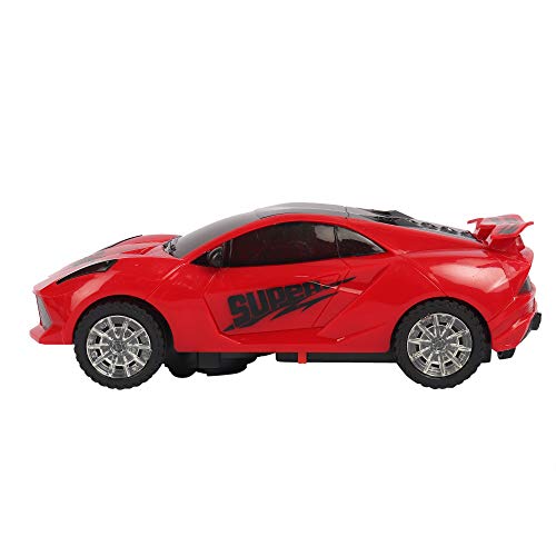 Image of VGRASSP Super Dream car with Bright Flashing 3D Lights, Sounds - Battery Operated Bump and Go Bump Action (Colour as per Stock) (Super Car)