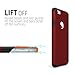 ImpactStrong for iPhone 6 / iPhone 6s Case, Heavy Duty Dual Layer Protection Cover (Deep Red)