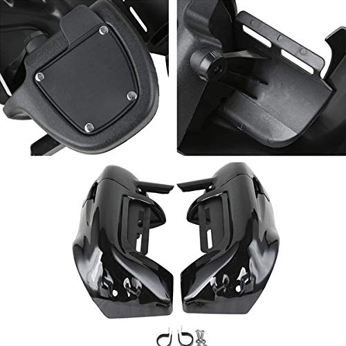 TCMT Glänzende untere belüftete Beinverkleidungen Handschuhfach Passend für Harley Road King Road Glide Street Glide Electra Glide Ultra-Classic 1983-2013