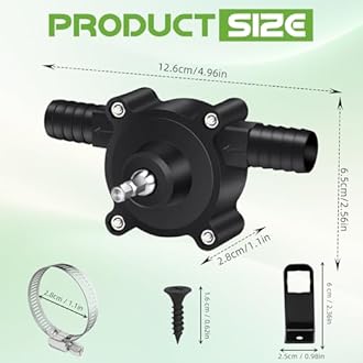 Amiarc Drill Pump for Water, Fluid Transfer Pump, Electric Drill Powered Wate...