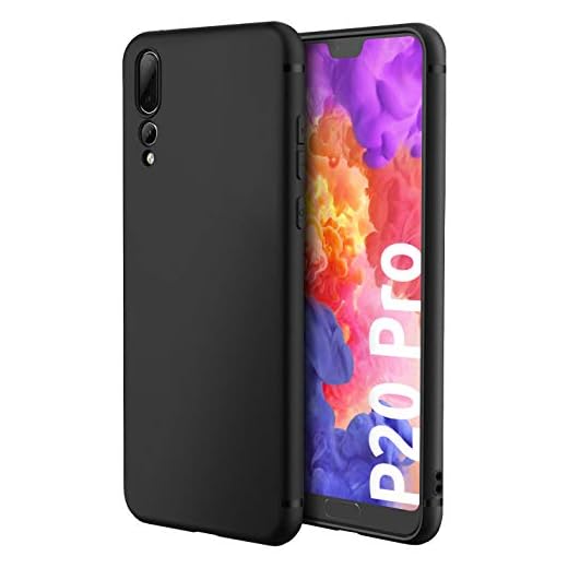 Skal Slim-Case till Huawei P20 Pro [smart engineered] Matt, svart, Skyddar mot repor och stötar, tunn