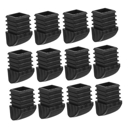 BAZEITFLOW 12個 キャンプ必須 軽量アルミ合折りたたみテーブル脚カバー 傷防止家具足保護キャップ 多用途アウトドアチェア脚パッド