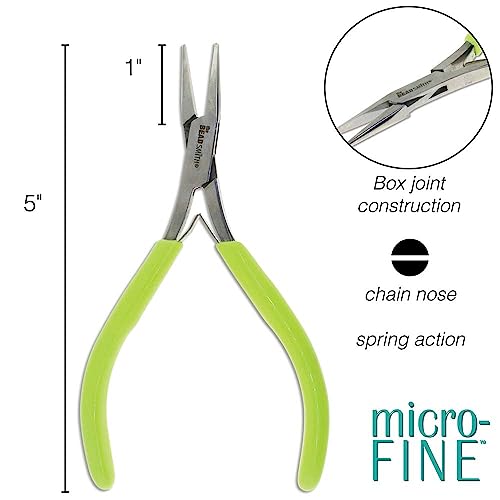Pince à bec micro-fine pour manipuler les petits bijoux sans fatigue
