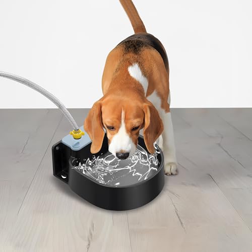 Artecare 74,4 Oz Tigela de Água Automática para Cães, Tigela de Água com Autoenchimento Montada Na P