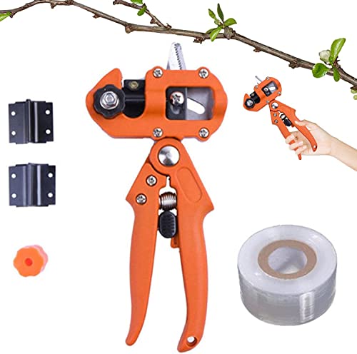 LUAMY 接木せん- ガーデニング用接ぎ木カッティングツールまたは接ぎ木出芽テープ,庭の剪定道具 ΩカッVカッΩカッ果樹 植木剪定ばさ