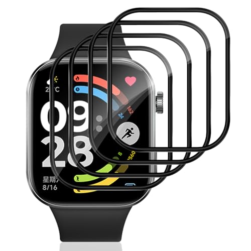 �y4���Z�b�zFor Redmi Watch 6 �t�B���� Mosasa Redmi Watch 6 �ی�t�B���� PMMA�f�ލ̗p �_�炩�� �Ռ��z�� ��U�h�~ 3D�S�ʕی� �w��΍� ���˒ጸ �C�A�[�� �����ߗ� �����x