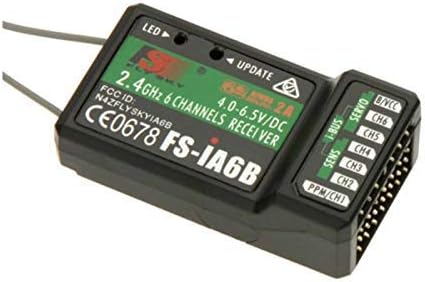 FLYSKY iA6B 2.4G 6CH PPM Output with iBus Port Receiver for FLYSKY FS-i6 FS-i10 Helicopter Airplane FPV Racing Drone Transmitter