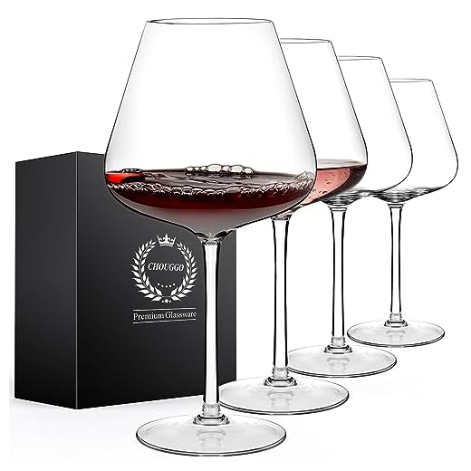 Elegant Super Large 28Oz Wine Glasses Set