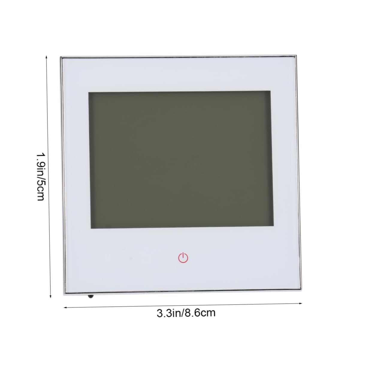 Programmierbarer Digitaler Thermostat mit LCD Display und Touchscreen für Fußbodenheizungsgerät Internem und Externem Sensor Weiß 3a für Gasheizkessel