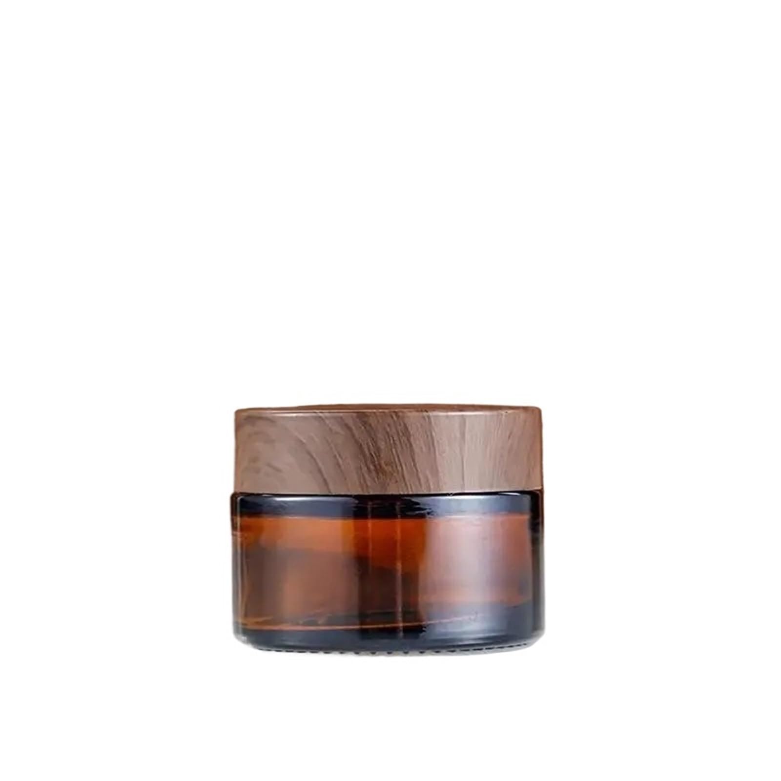 Face cream dispensing jar Empty Dark Glass Cream Bottle Refillable Separate Container Portable Cosmetic Packaging Box(50g)