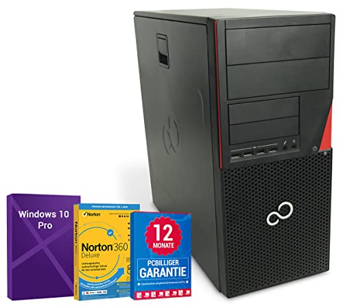 Fujitsu Esprimo P720 PC Computer Intel G-Serie-G3250@ 3,2 GHz 4 GB 500 GB mit Windows 10 Pro & GRATIS Bluetooth, WLAN & Antiviren-Software inkl. 12 Monate (Generalüberholt), PCB1-331990181