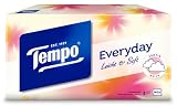 Tempo Chusteczki higieniczne XXL Light Box – 8 pudełek, 140 chusteczek w pudełku – miękkie chusteczki papierowe, nadają się do prania w pralce