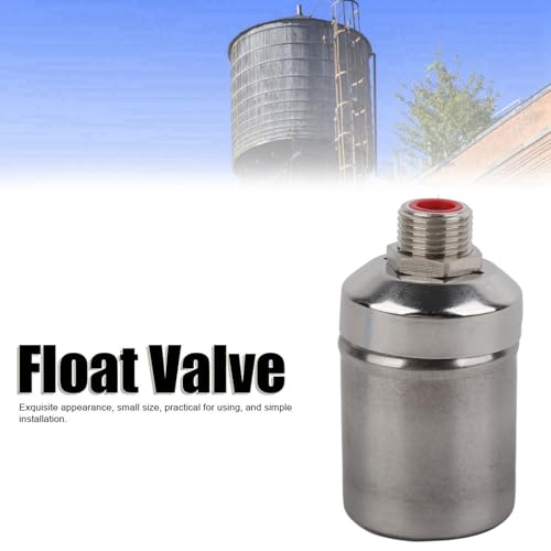 1/2in Floating Ball Valve, Stainless Steel Automatic Water Control Valve, Ballcock For Solar Water