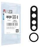 apgo Objektivschutz-Folie, Kameraschutz kompatibel mit Lenovo Phab2 Pro, Carbon-Imitation, Rückseite Schutzfolie für Kamera-Insel, Hinten Folie, kratzfest, schwarz