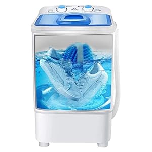 ZHZHUANG Draagbare wasmachine automatische schoenwasmachine compact luie wordt geleverd met blauw licht reiniging voor woning en dorm