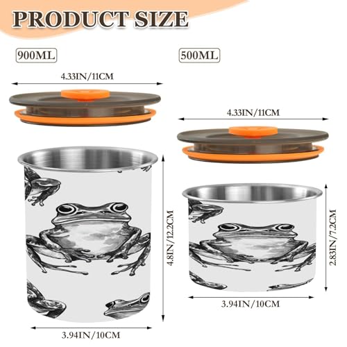 Contenedor al vacío para café con tapa, acero inoxidable 30oz miniatura 3
