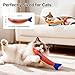 Potaroma Cat Toys Saury Fish, 3 Pack, Catnip Crinkle Sound, Soft and Durable, Interactive Kitten Kicker for Indoor Kitty Exercise 9.4 Inches for All Breeds