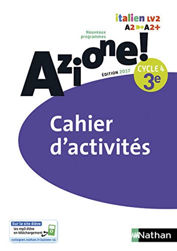 Télécharger Azione! - Cahier d'activités 3e livre En ligne