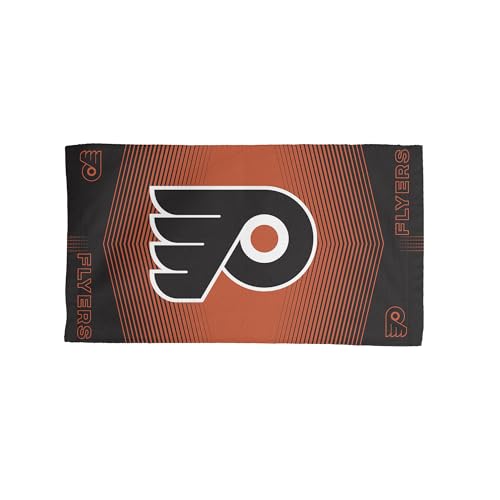 Philadelphia Flyers NHL Hussle Micro Fiber Sports Towel 24 x 42 Inches