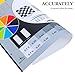 SEWACC Monitor Color Calibration Card, CCTV Calibration Tool, Camera Focus Adjustment Chart for Lens Resolution Testing, Display Color Accuracy Checker for Home Surveillance and Professional Use