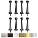 Liberty Premium Doorstop Metal Solid Rigid Door Stop Brushed 3" (Oil-Rubbed Bronze, 8 Pack)