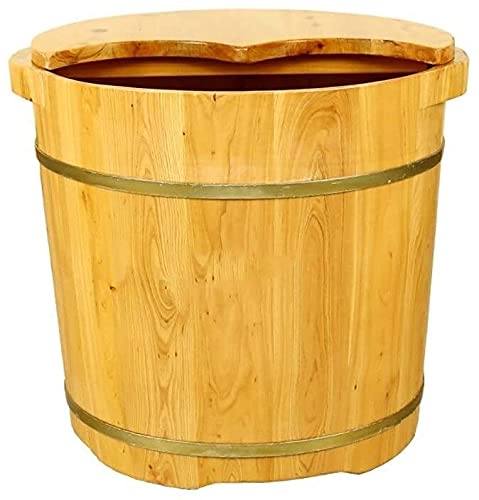 Bañera de madera para spa de pies Katzowen miniatura 1