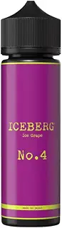 電子タバコ リキッド 60ml ニコチン0 ノンニコチン グレープ メンソール ICEBERG No.4 | 60ml大容量リキッド ニコチン0・タール0・ノンニコチン 巨峰を中心に白ぶどうをブレンドしたグレープフレーバー 濃厚なぶどうの甘みと爽快なメンソール しっかりとした喉ごしで飽きずに楽しめる 電子タバコ・POD・VAPEにおすすめ