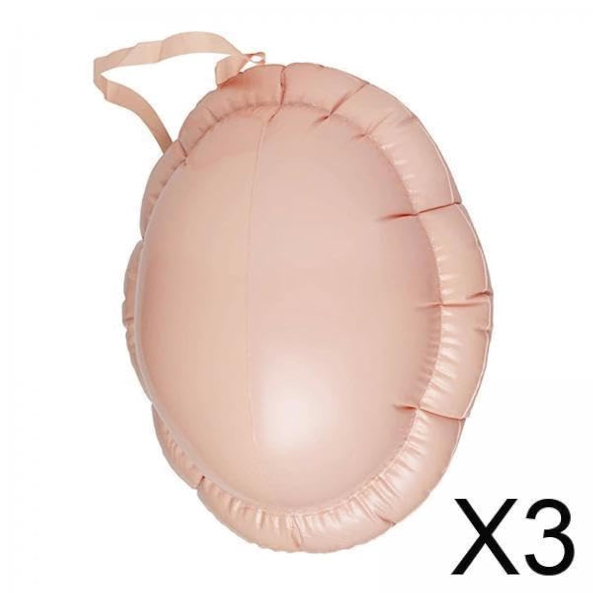 PVC Inflatable Santa Belly Props, 3pcs for Parties