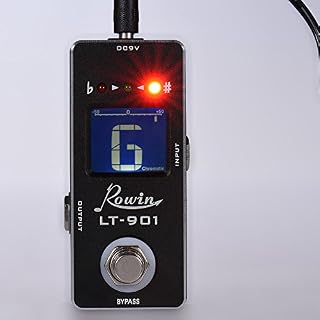 keppy Mini accordeur chromatique pour guitare avec écran LCD True Bypass - Les Beatles, Paul McCartney, John Lennon, RIngo Starr, George Harrison keppy Mini accordeur chromatique pour guitare avec écran LCD True Bypass – Image 2