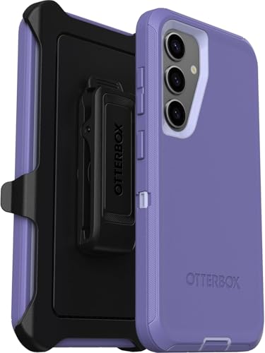 Coque Samsung S24 OtterBox Defender violette idéale pour la randonnée et le plein air
