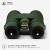 Nocs Provisions Pro Issue 8x42 Compact Fogproof Waterproof Binoculars for Adults & Kids, 8X Magnification, Wide View Multi-Coated Lenses for Bird Watching, Hunting & Stargazing - Canopy Green