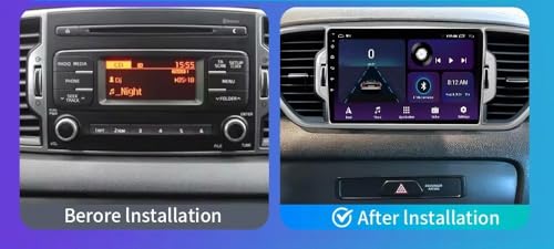 Navegador GPS 2 DIN para KIA Sportage 2016-2018 con pantalla táctil y Bluetooth 2