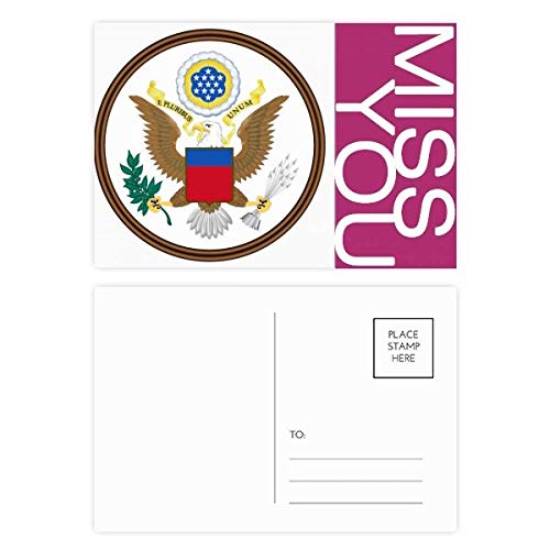 Carte postale merci motif USA pour garder le lien avec vos proches