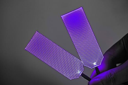 Image of [Violets] Flexible Helmet Decorations led Lights Flexible Cosplay DIY kit Decorations RGB Light Superhero for Men Gifts