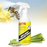 16Oz Wasp & Bee Repellent Outdoor Spray with Natural Essential Oils, Hornet & Yellow Jacket Killer Spray for Indoor & Outdoor Use on Patios, Gardens, and Yards