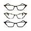 Brown Tortoise, Clear Tortoise, Black
