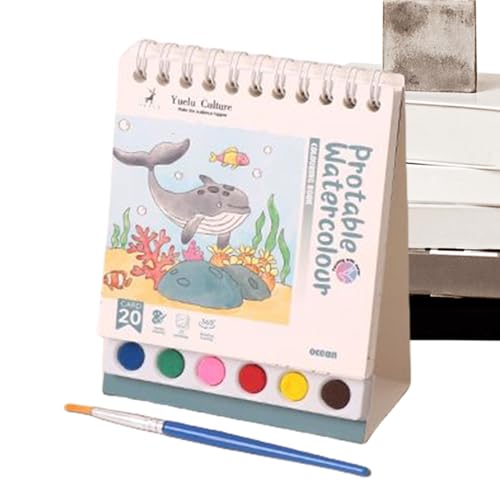 Libro ad per bambini, 12,5 x 10 x 5 cm, strumento di sviluppo 'immaginazione, età adatta per bambini 6 anni in su per giocare a scuola | Funzione mix di abilità artistiche