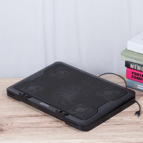 Base para laptop con ventiladores USB para enfriamiento miniatura 3