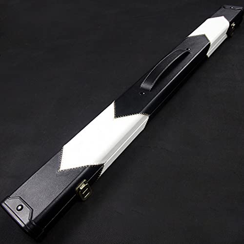 Oukerde Queuetasche aus hartem Rohr,Tasche für Billard-Queue-Tasche,Billard-Stick-Tragetasche,für 1/2 Snooker-Pool-Queue Cover