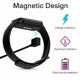 OcioDual Ładowarka kompatybilna z Xiaomi Mi Band 9,8,8 Pro, 8Active, Redmi Watch 5,5 Active, 5 Lite, 4,3 Active, Smart Band 2, magnetyczna stacja ładująca, czarna ładowarka USB, Smart Watch