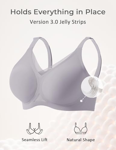 Image of Gailife Womens Jelly Comfortable Bras for Women No Underwire Supportive Bra
