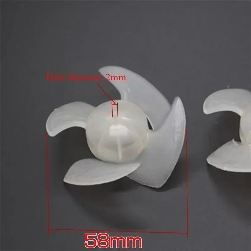 Compatible for Feike Compatible for Pentium 2pcs 4-Blade Transparent Hair Dryer Fan Blades Accessories