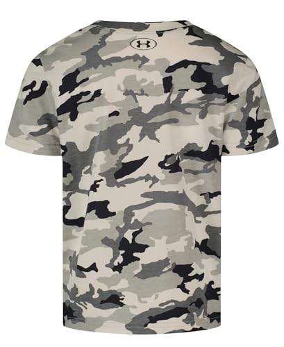 Image of Under Armour Boys Short Sleeve Core Graphic T-Shirt, Lightweight & Breathable, Relaxed Fit