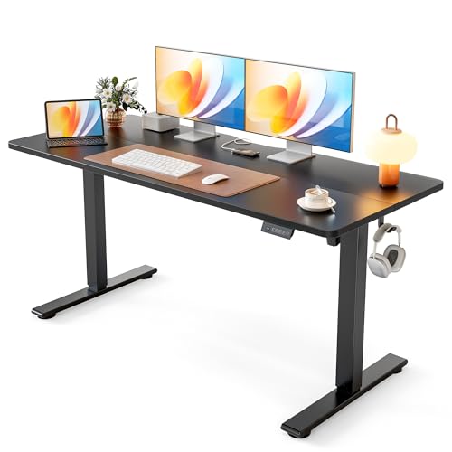 Cubiker Standing Desk, 55x24 Inches Sit Stand Home Office Desk,