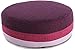 Okrągły puf podnóżek puf puf stołek - kreatywna modna prosta tkanina sofa ławka przemiana buty stołek, fioletowy