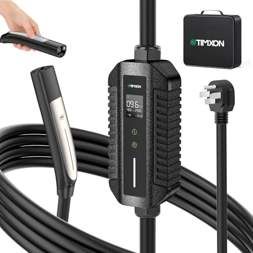 40Amp Level 2 EV Charger NACS for Tesla Mobile Charging-ETL Certified, 240V, NEMA 14-50 Plug,Portable Electric Car Charger with 25ft Cable for Home/Garage,Compatible with Tesla 3/Y/S/X/Cybertruck
